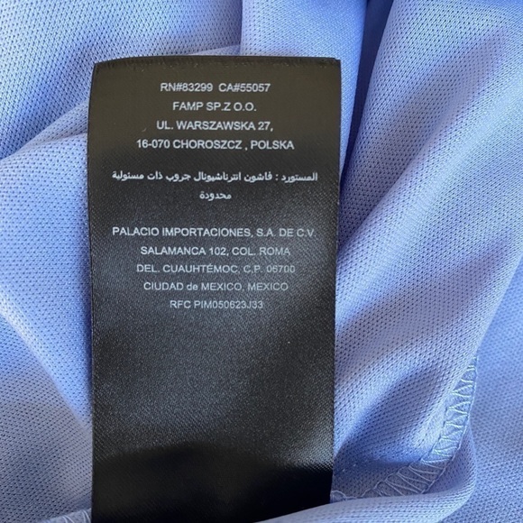 bebe High Slit Flare Blue and White Dress Size Large. New - Picture 10 of 13